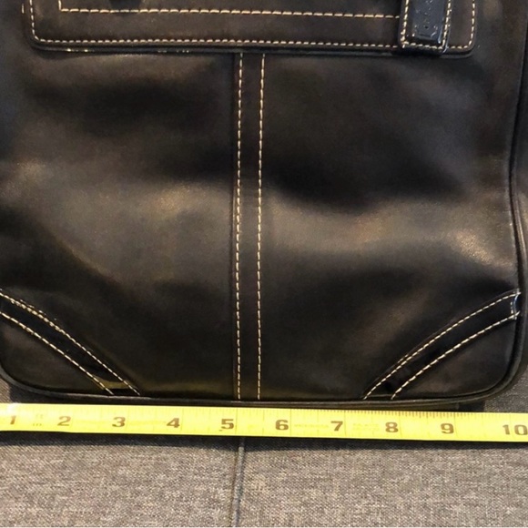 Coach Black Leather Bag - Picture 6 of 10